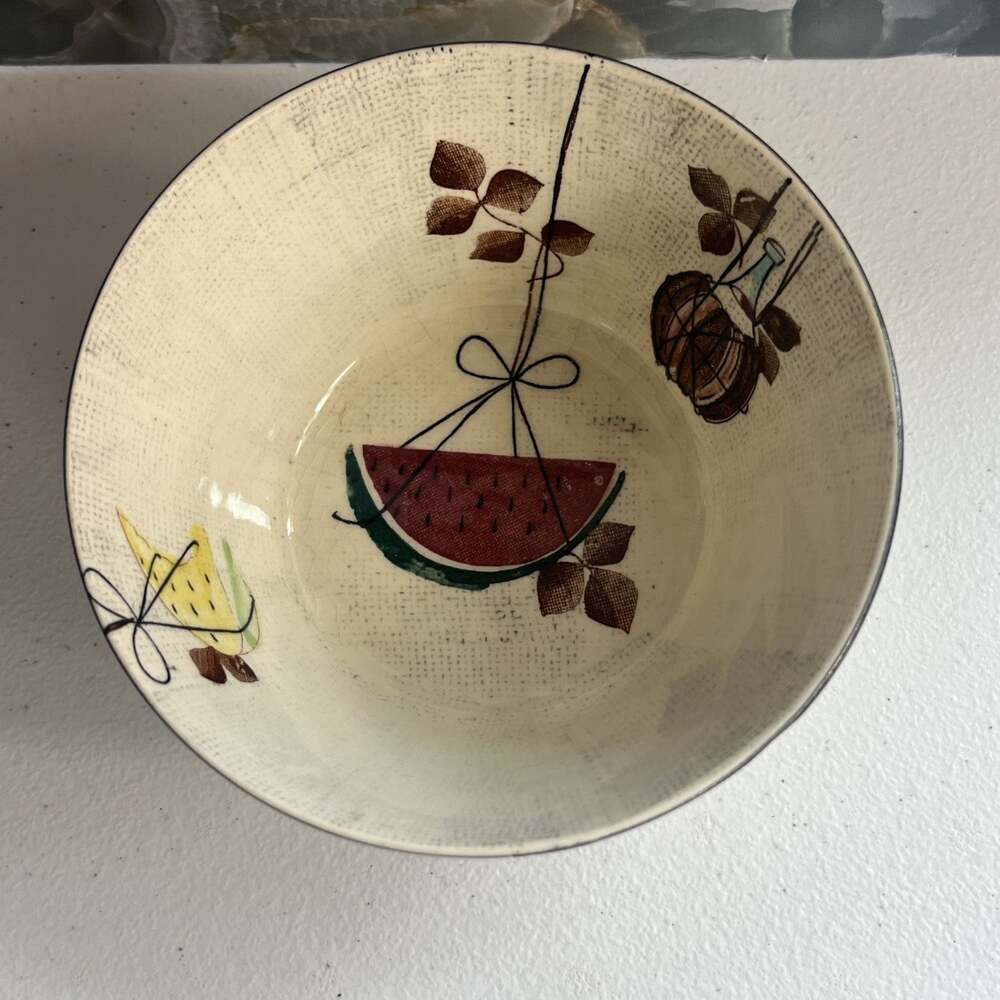 Jamaica by Royal Sealy Bowls Set of 2 Dishes 5” Japan Fruit Motif